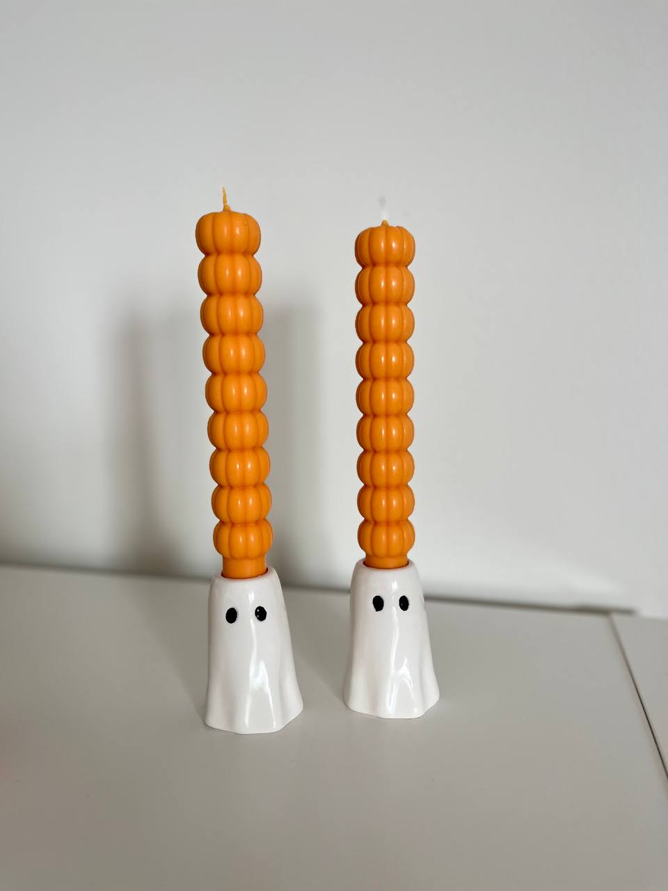 Pumpkin Taper Candle