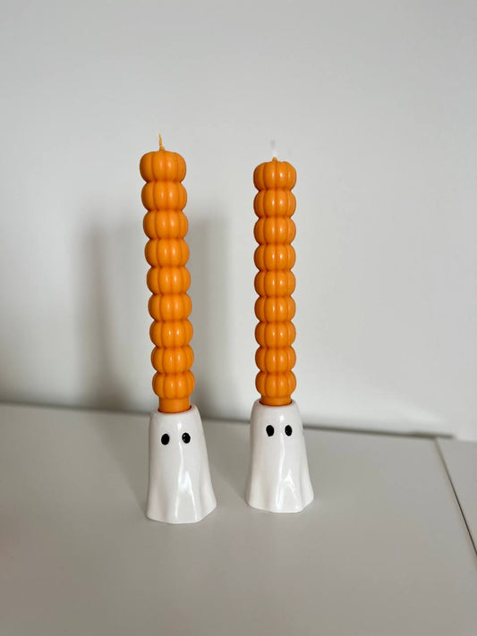 Pumpkin Taper Candle