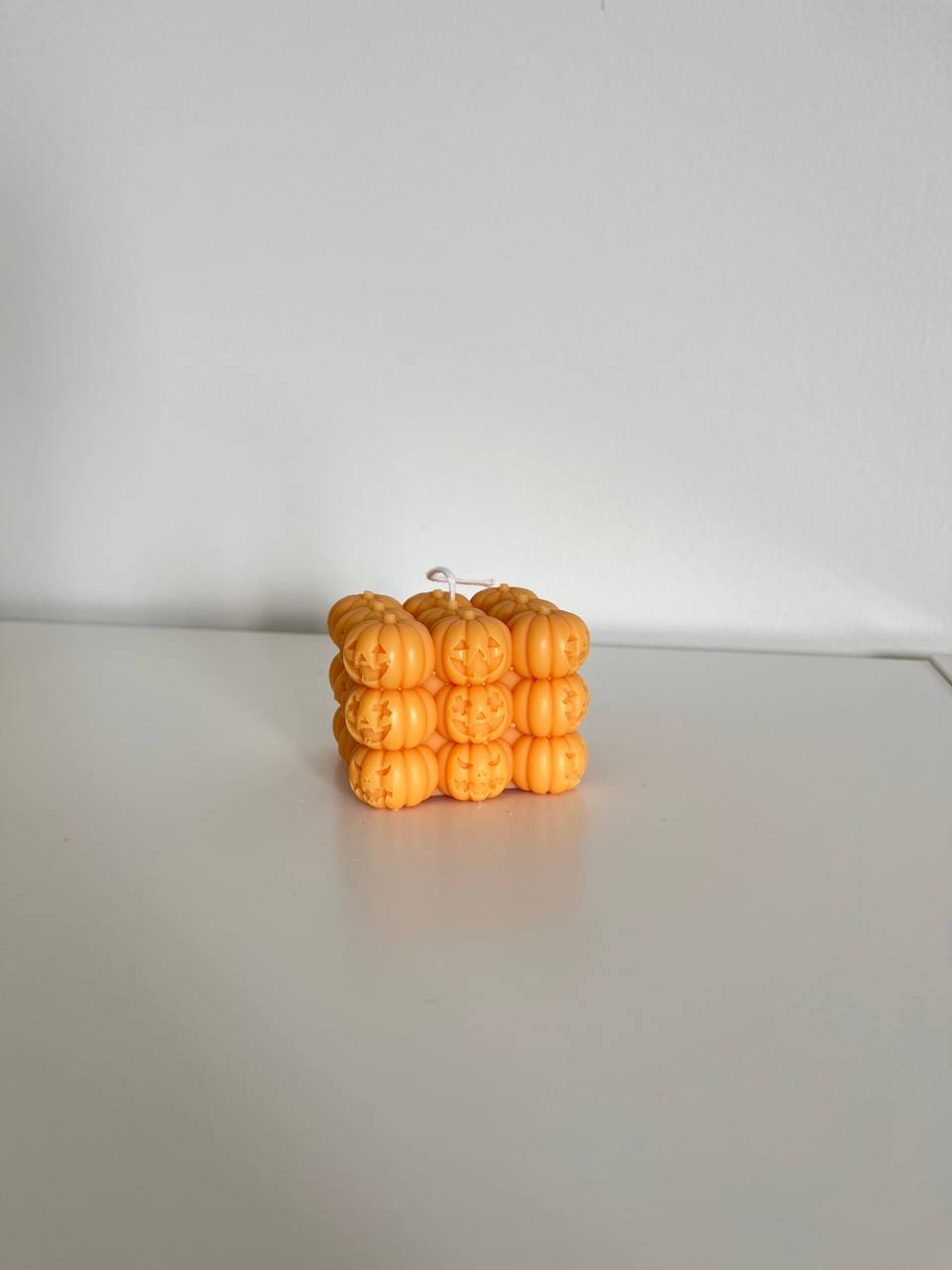Pumpkin Bubble Candle