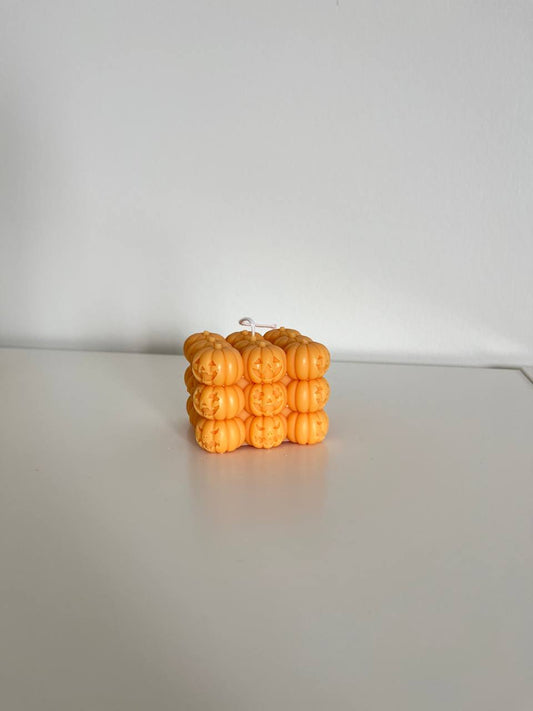 Pumpkin Bubble Candle